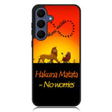 Hakuna Matata No Worries X3644 Samsung Galaxy S25 FE Case