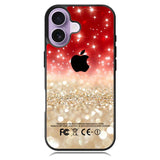 Red And Silver X3899 iPhone 17 Case