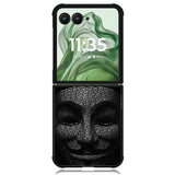 Guy Fawkes Mask Anonymous X4173 Motorola Moto Razr+ Plus 2024/2025 Case, Motorola Razr 50 Ultra/50s Ultra Case
