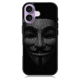 Guy Fawkes Mask Anonymous X4173 iPhone 17 Case