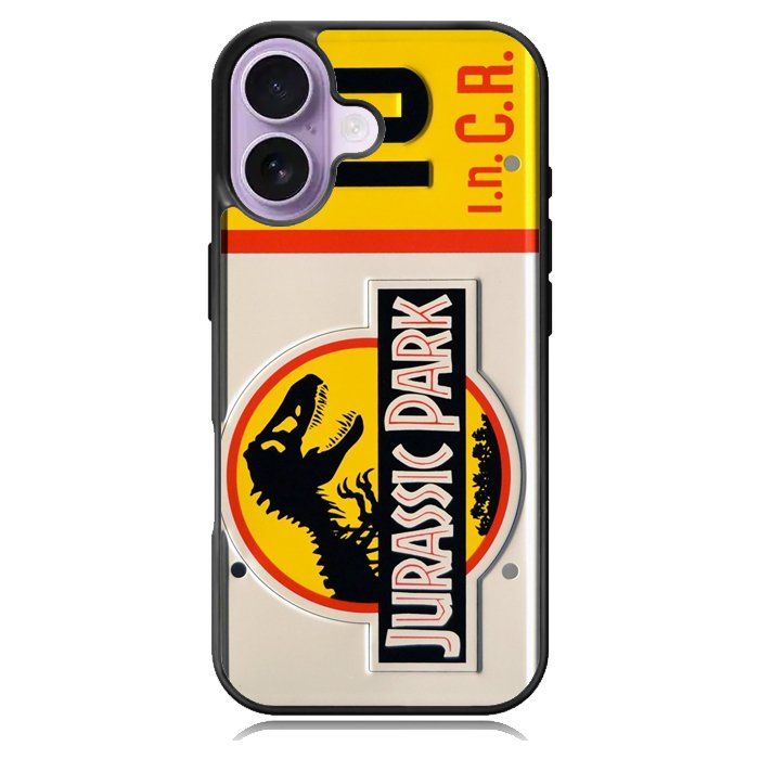 Jurassic Park Jeep License X4378 iPhone 17 Case