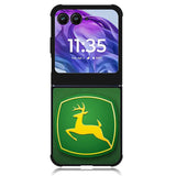 John Deere Logo Green Motorola Moto Razr 2024 , Moto Razr 50 Case