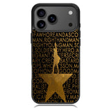 Hamilton Lyrics X4817 iPhone 17 Pro Max Case