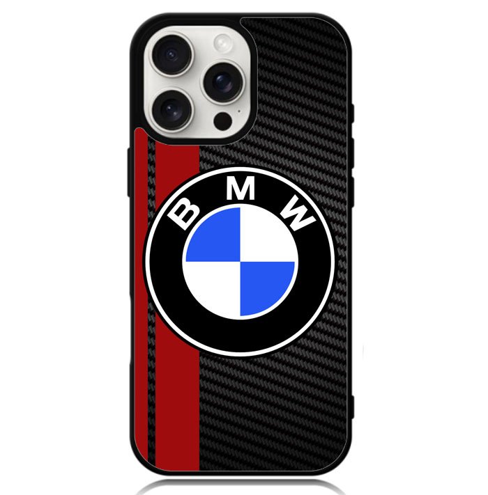 Red Carbon Fiber BMW X5029 iPhone 16 Pro Case