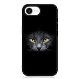 Black Cat Face iPhone 16e Case FE0410