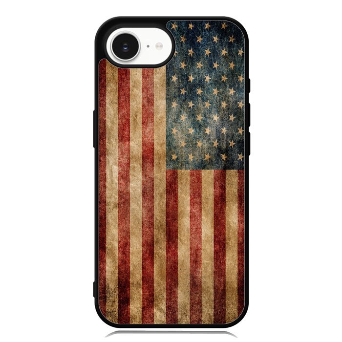 Vintage American Flag iPhone 16e Case FE0504