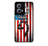 Camo American Flag 1st Motorola Moto Edge 2024 Case FE7922