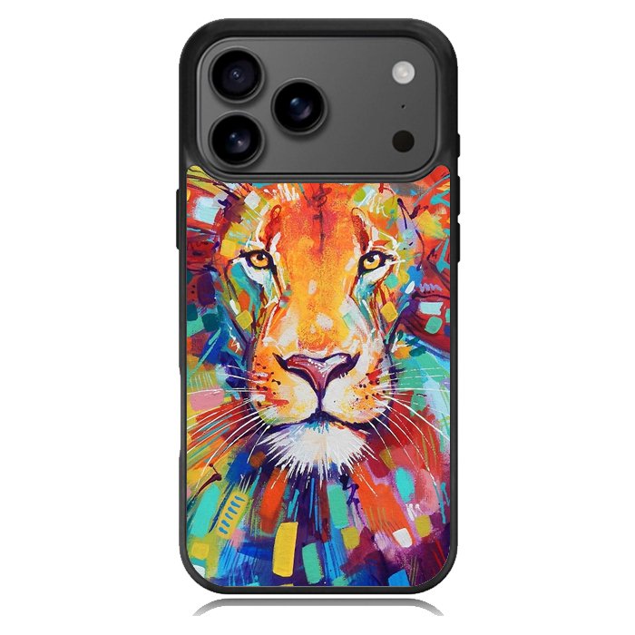 Abstract Lion X5731 iPhone 17 Pro Max Case
