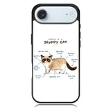 Anatomy Of A Grumpy Kitty X5744 iPhone 17 Air Case