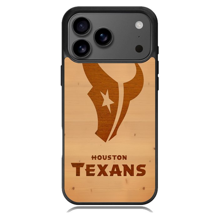 houston texans wood X5738 iPhone 17 Pro Max Case