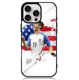 Christian Pulisic USA X5788 iPhone 16 Pro Max Case