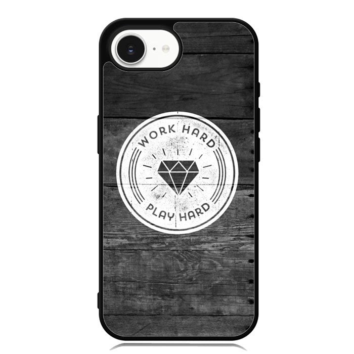 Work Hard Play Hard iPhone 16e Case FE0577