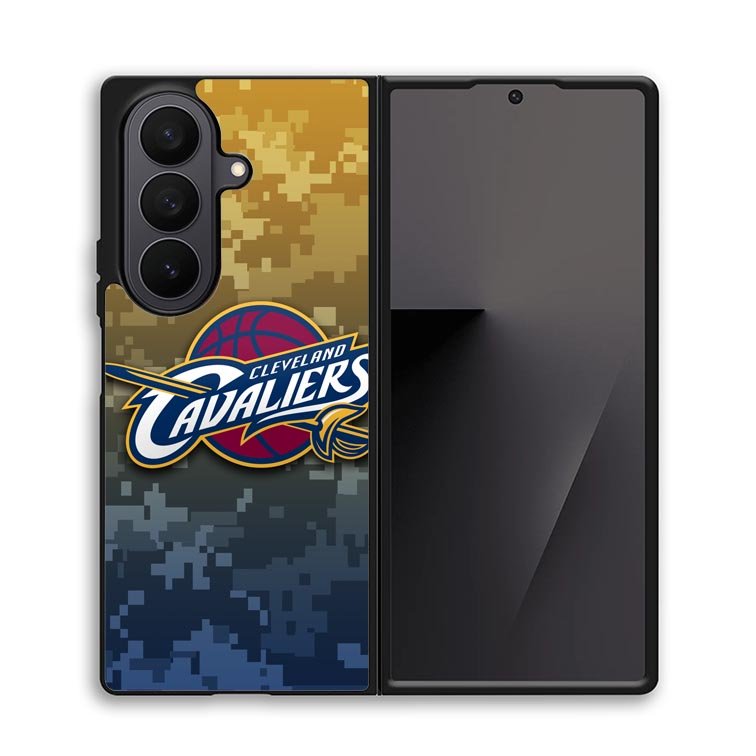 Cleveland Cavaliers camo X6185 Samsung Galaxy Z Fold 7 Case