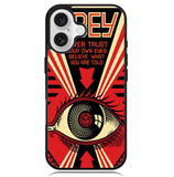 Graffiti Obey Logo X6192 iPhone 16 Plus Case
