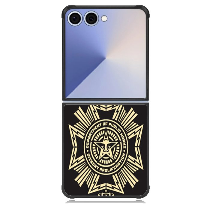 Graffiti Obey Wallpaper X6191 Samsung Galaxy Z Flip 7 Case