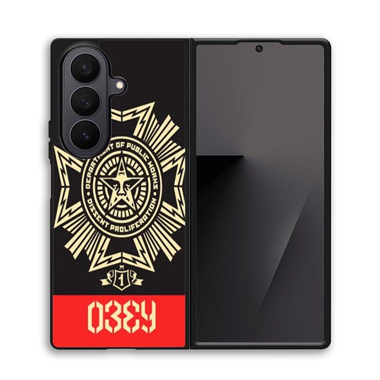 Graffiti Obey Wallpaper X6191 Samsung Galaxy Z Fold 7 Case