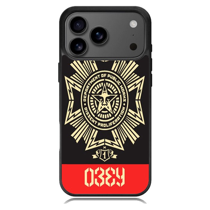 Graffiti Obey Wallpaper X6191 iPhone 17 Pro Case