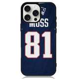 New England Patriots Randy Moss X6155 iPhone 16 Pro Max Case