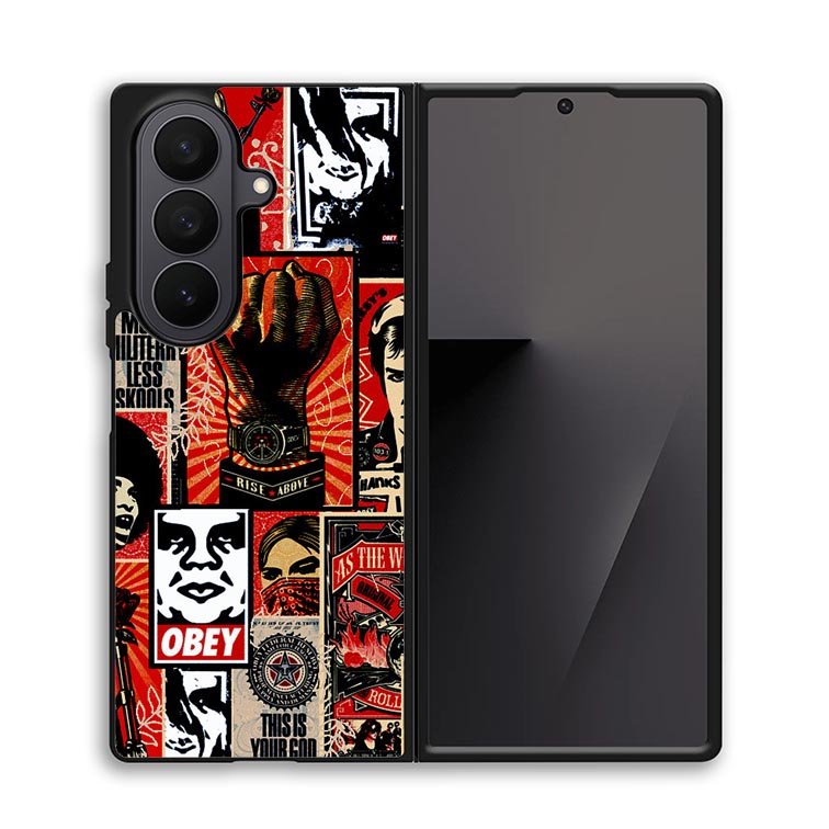 Obey Wallpaper X6190 Samsung Galaxy Z Fold 7 Case
