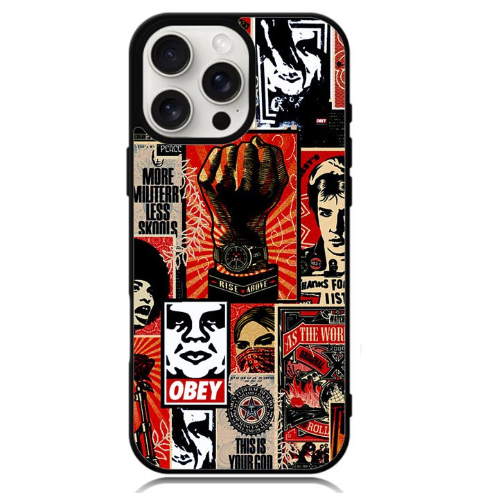 Obey Wallpaper X6190 iPhone 16 Pro Max Case