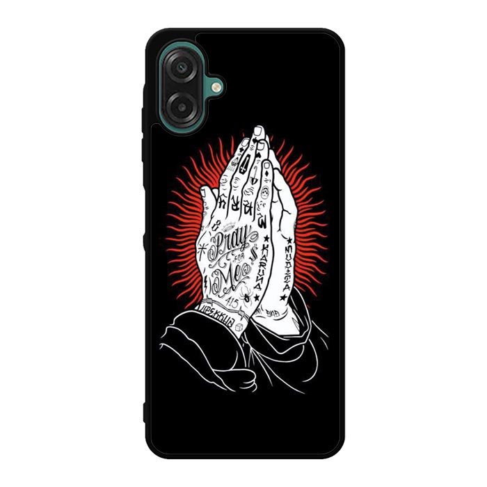 rebel 8 praying hands X6189 Samsung Galaxy A07 Case