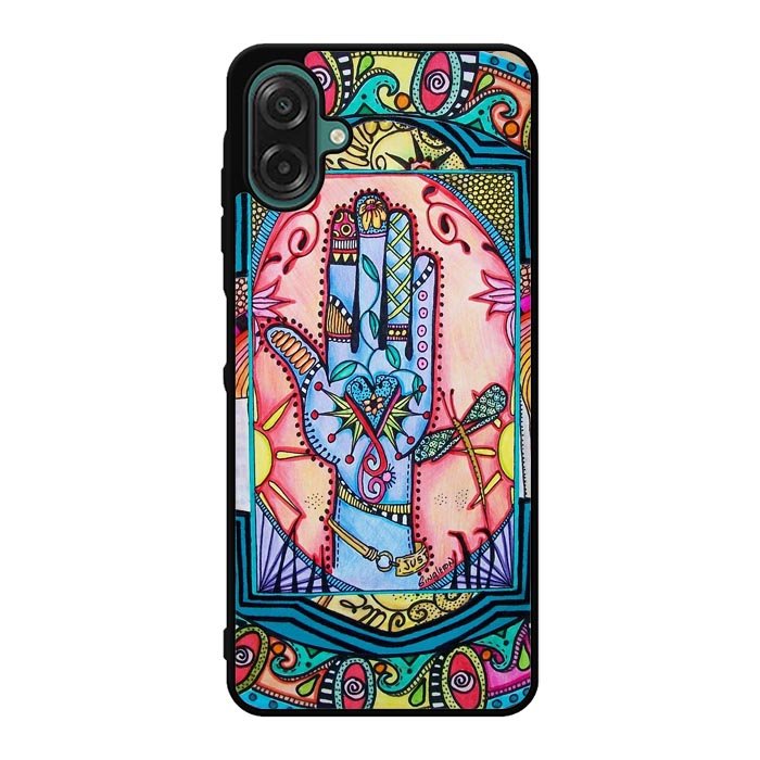 Hand Mandala Singleton Hippie X0147 Samsung Galaxy A07 Case