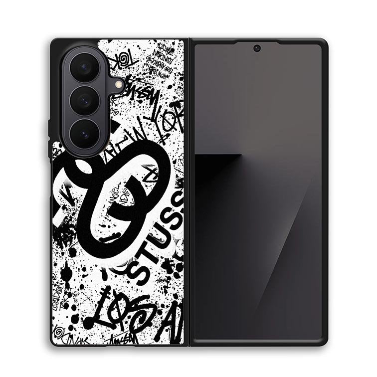 stussy silver X6150 Samsung Galaxy Z Fold 7 Case