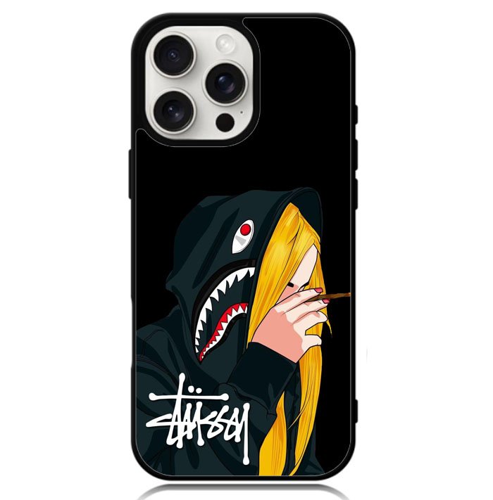 stussy Wallpaper shark X6168 iPhone 16 Pro Case