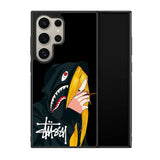 stussy Wallpaper shark X6168 Samsung Galaxy S24 Ultra 5G Case