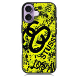 stussy yellow X6147 iPhone 17 Case