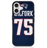 Vince Wilfork Patriots X6153 iPhone 16 Plus Case