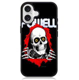 Hot New Powell Skateboards Skull X0150 iPhone 16 Case