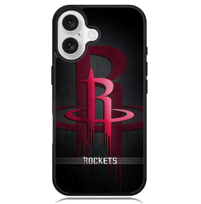 Black Houston Rockets X9065 iPhone 16 Case