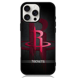 Black Houston Rockets X9065 iPhone 16 Pro Max Case