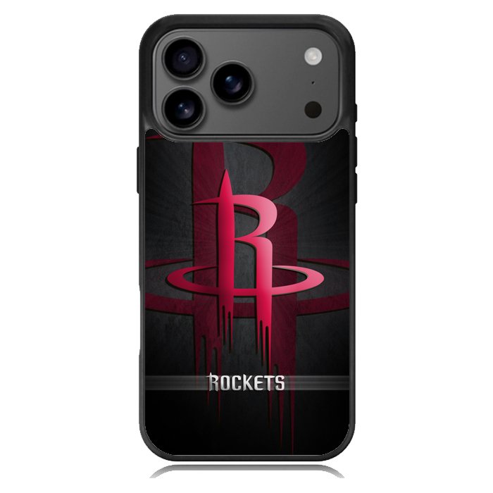 Black Houston Rockets X9065 iPhone 17 Pro Max Case