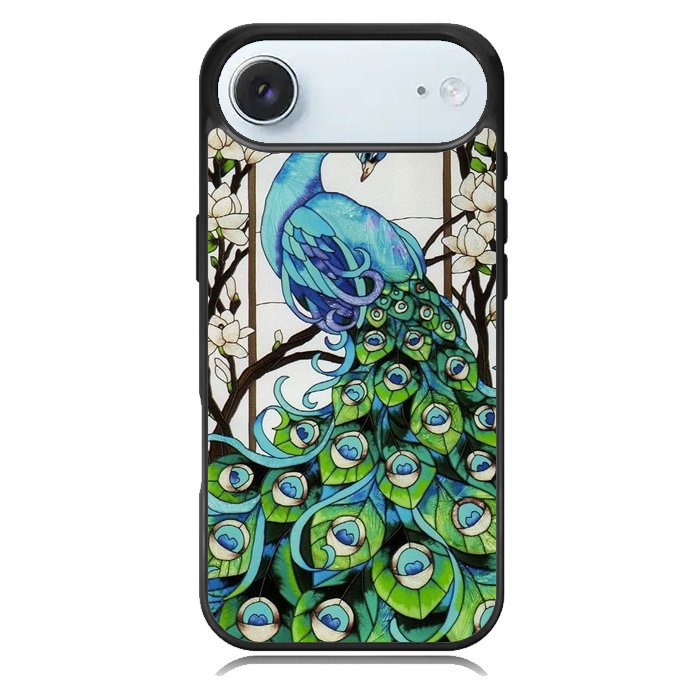 peacock stained glass X9167 iPhone 17 Air Case