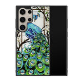 peacock stained glass X9167 Samsung Galaxy S25 Ultra 5G Case
