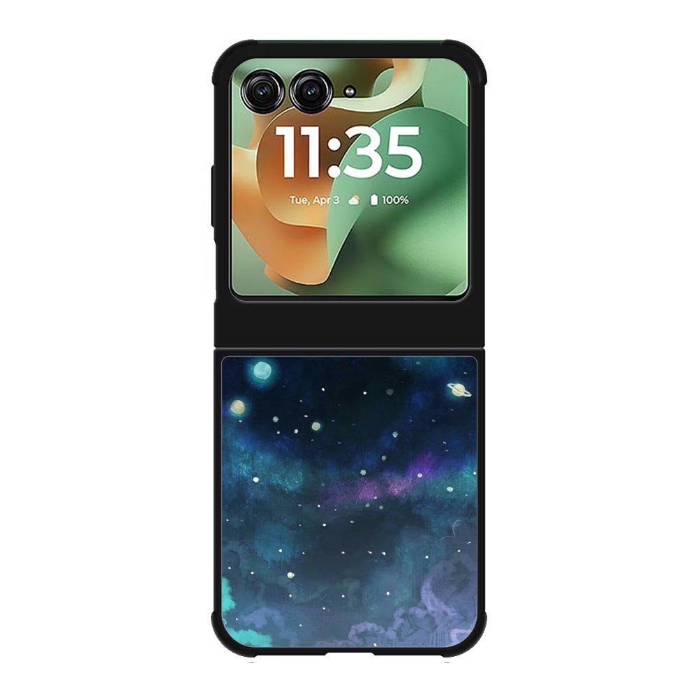 Voltron in Space Nebula X9231 Motorola Moto RAZR 2025 Case