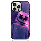 Marshmello Galaxy Purple X9342 iPhone 16 Pro Case