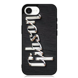 Gibson Raised logo Chrome iPhone 16e Case FE0962
