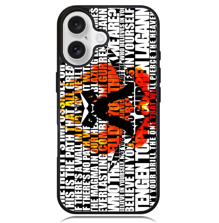 Gurren Lagann Wallpaper X0537 iPhone 16 Case