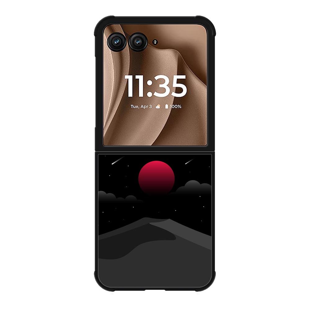 moon red Motorola Moto RAZR Plus 2025 Case FE0448