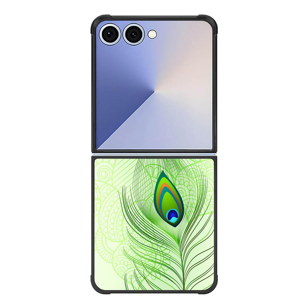 Peacock Feather FE0509 Samsung Galaxy Flip 7 5G Case