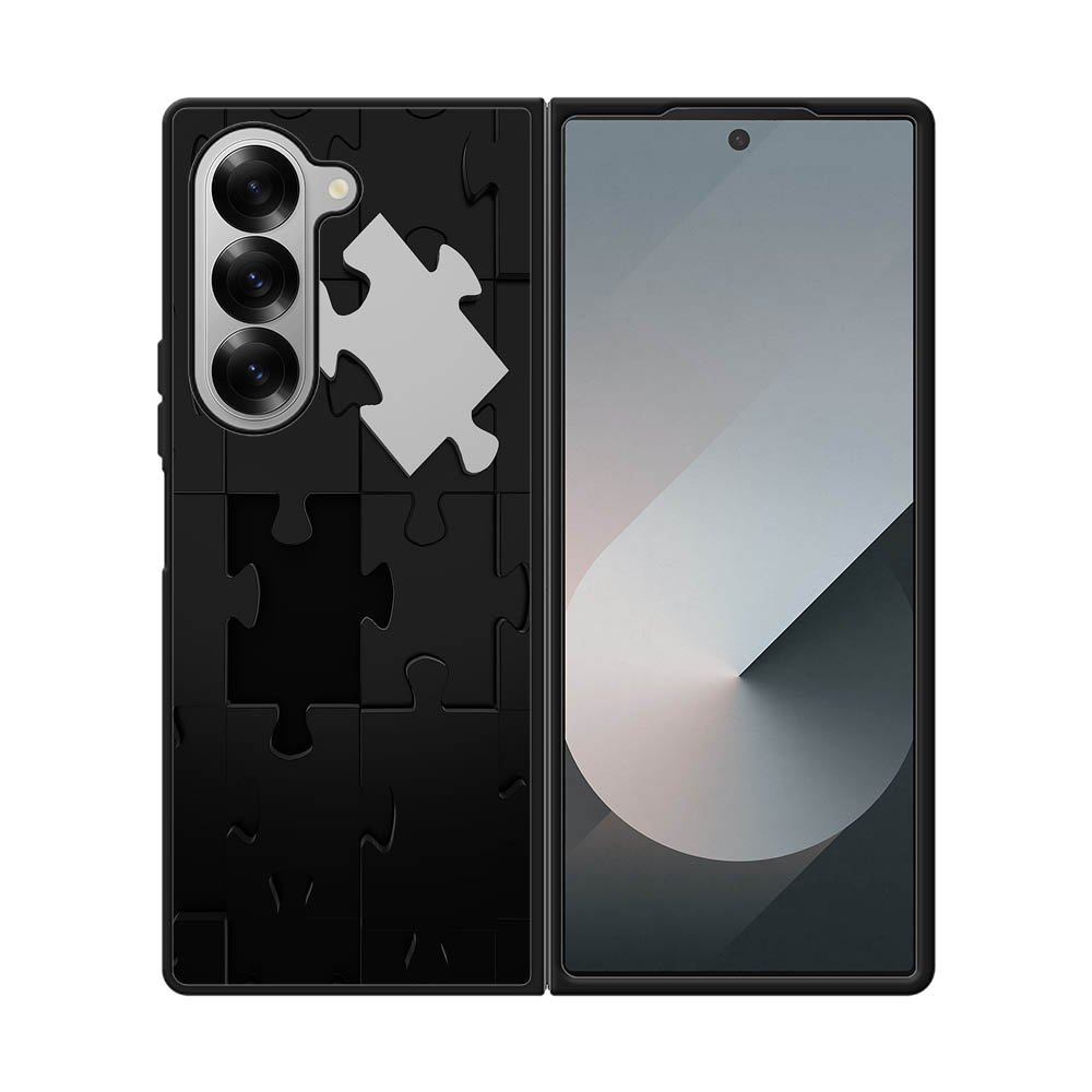 puzzle black Samsung Galaxy Z Fold 7 5G Case FE0515
