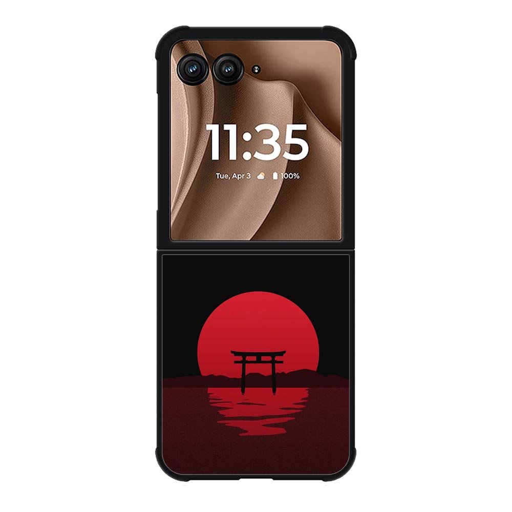 Red Japan Motorola Moto RAZR Plus 2025 Case FE0533