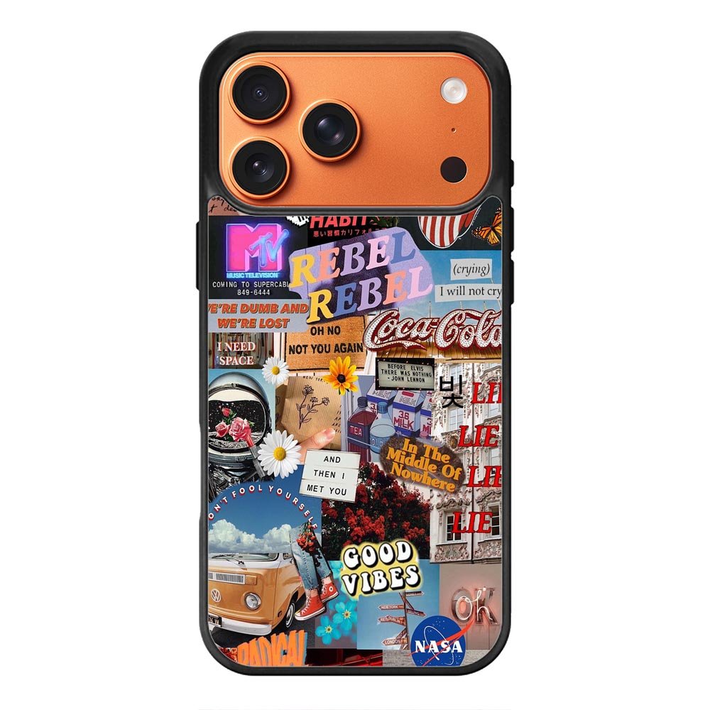 Retro aesthetic iPhone 17 Pro Case FE0537