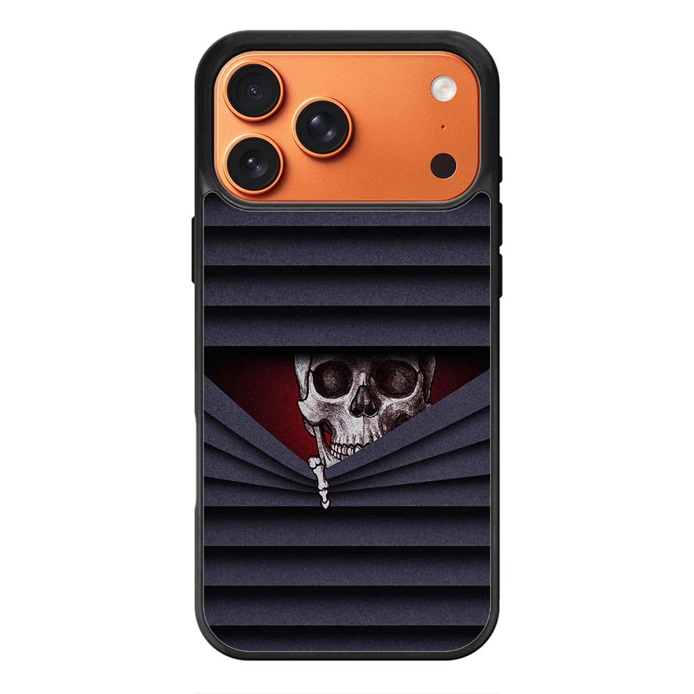 funny skull iPhone 17 Pro Max Case FE0299