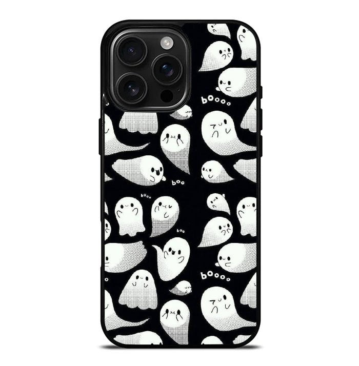 Cute Ghost iPhone 16 Pro Max Case FE0191