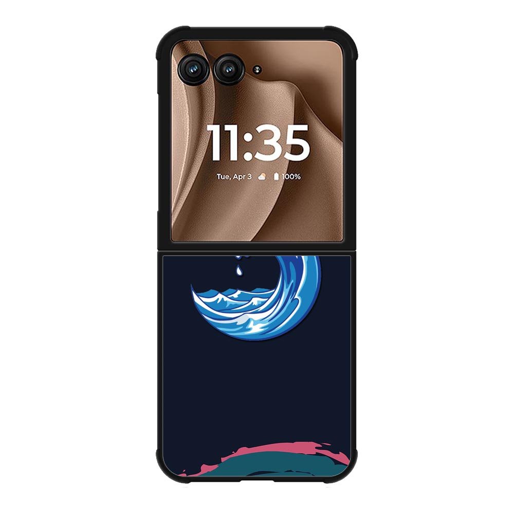 Dark Full Wave Motorola Moto RAZR Plus 2025 Case FE0204
