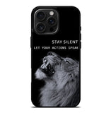 Let your actions speak iPhone 16 Pro Max Case FE0399